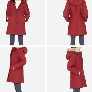 UNIQLO Women's Hybrid Down Ultra Warm Short, Large, Red - NWT